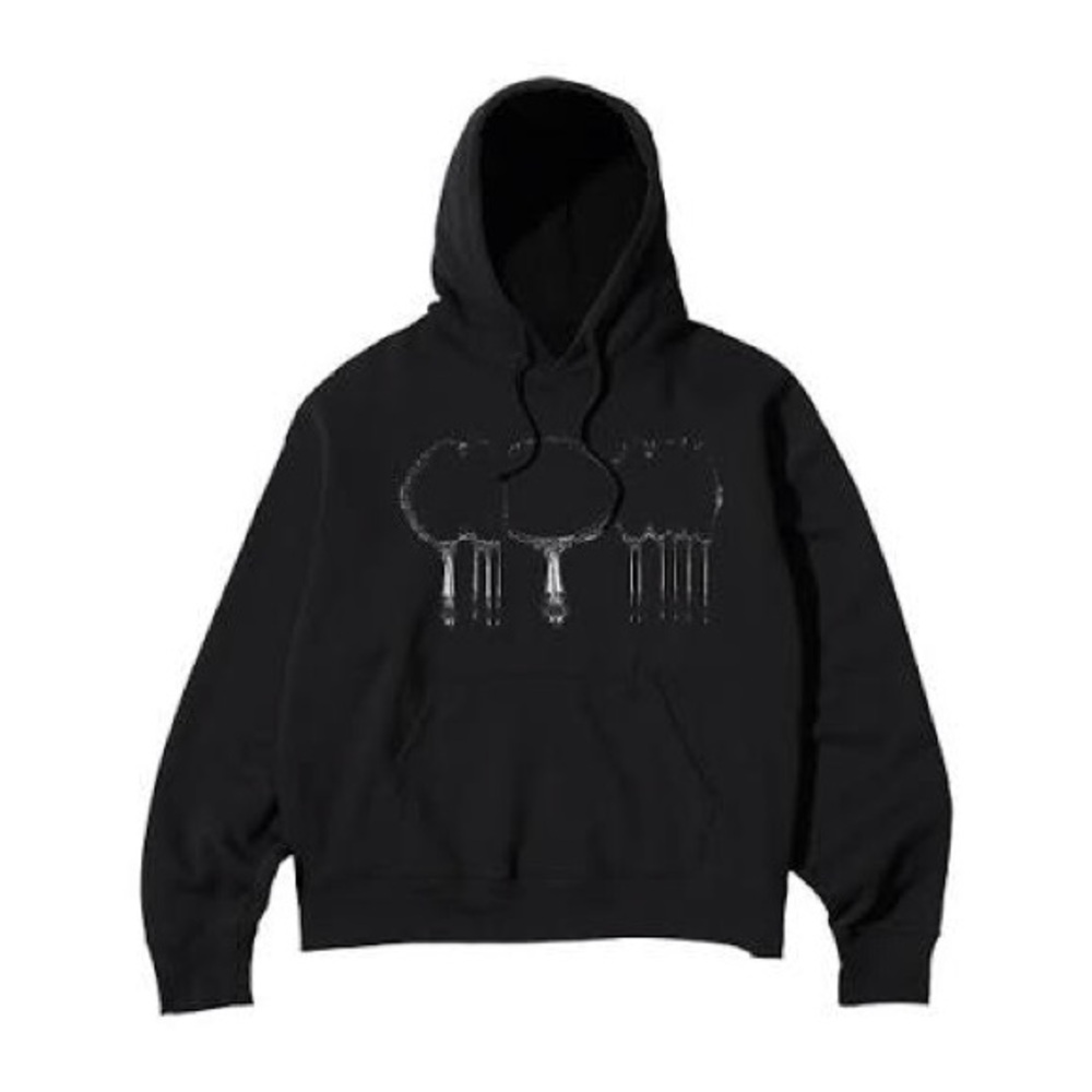 ISO Pvris White Noise Mirror Black Hoodie - Size Medium